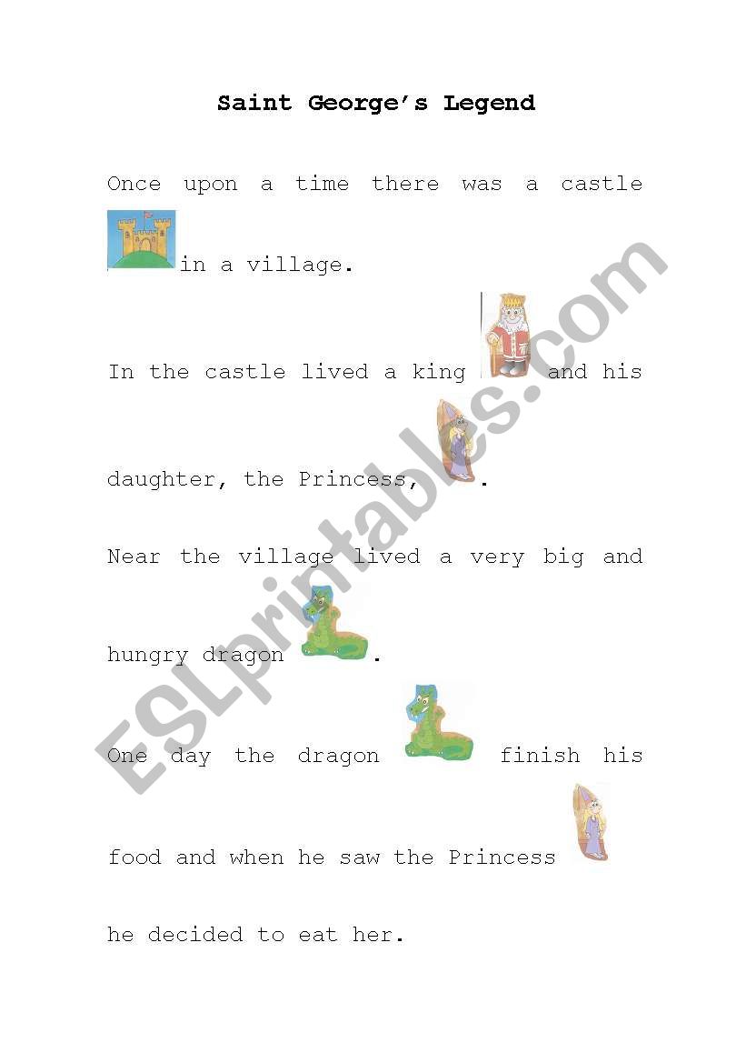 Saint GeorgeÂ´s Legend! worksheet
