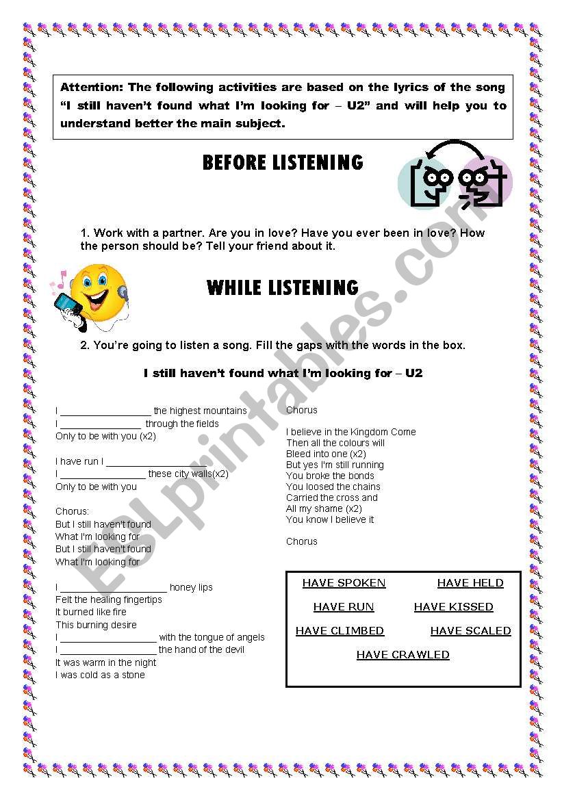 Present Perfect Class worksheet