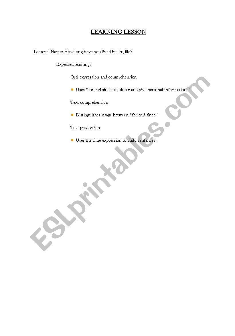 Present Perfect Tense worksheet