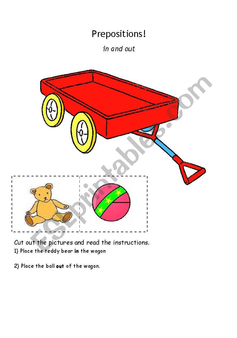 in and out worksheet