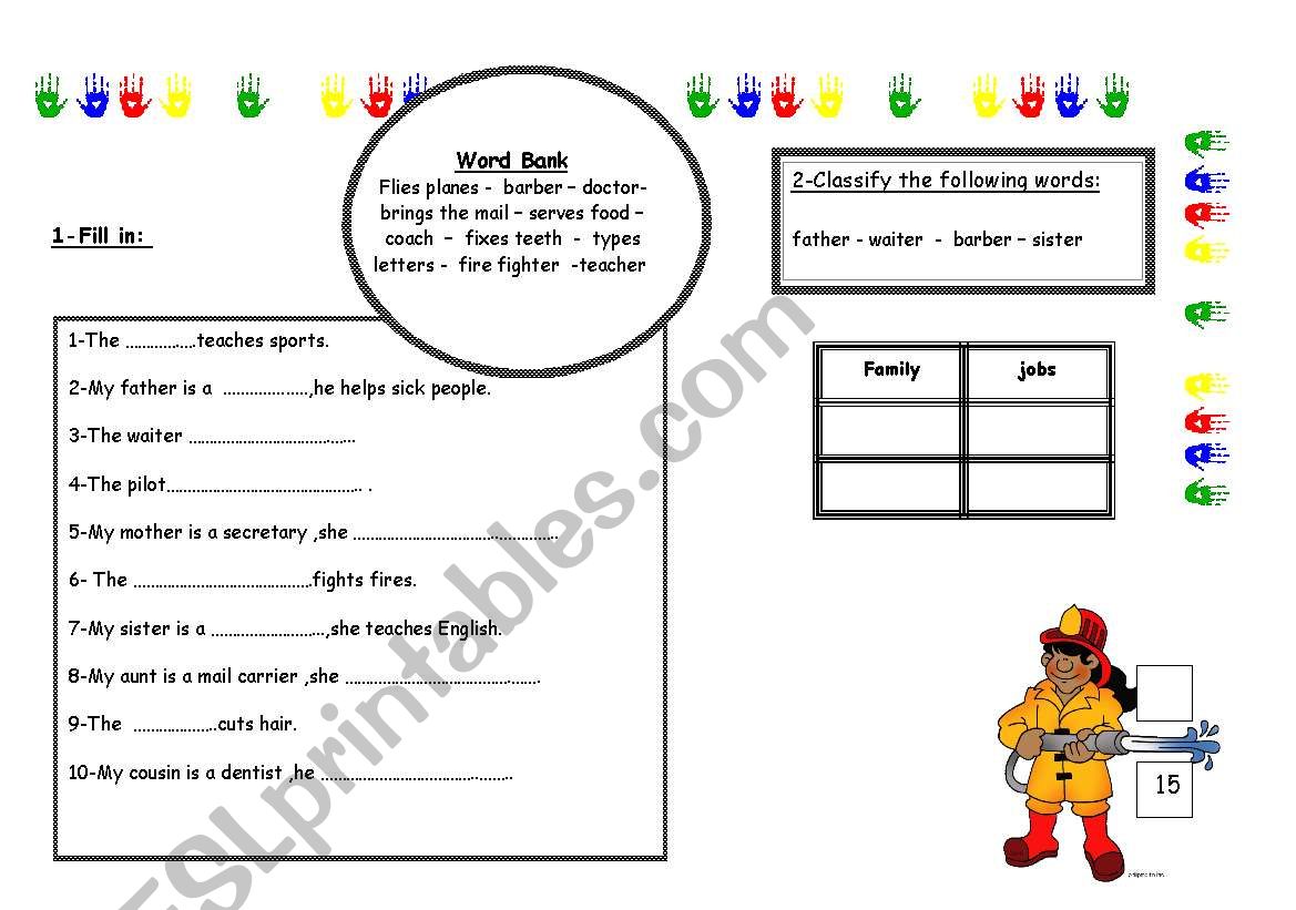 vocabular y exam worksheet