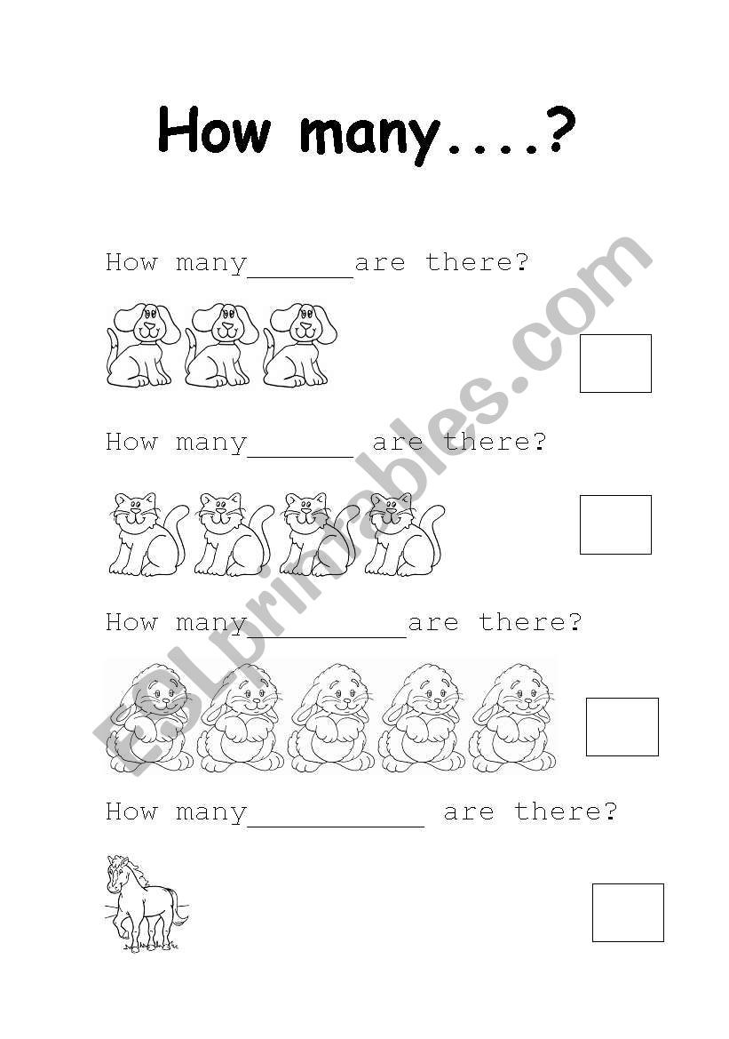 How many...? worksheet