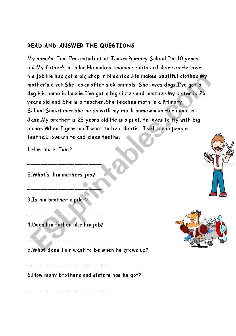 jobs   worksheet