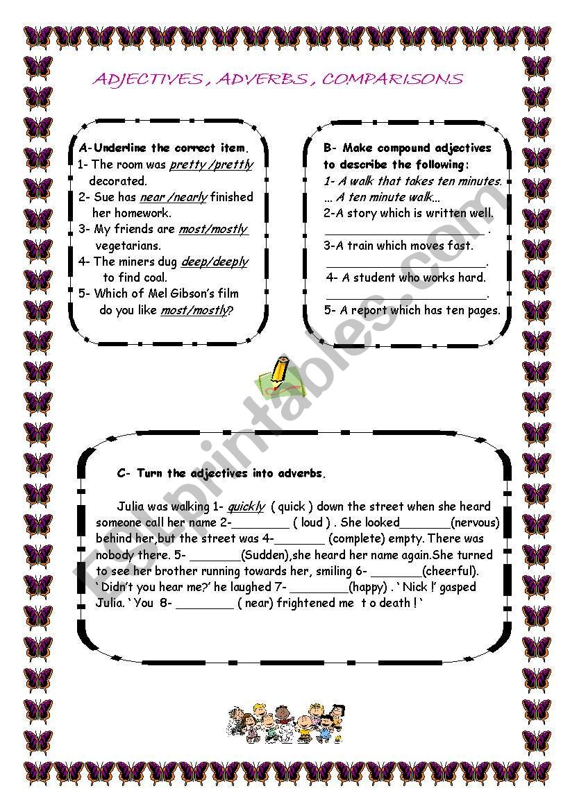 adjectives-adverbs-comparisons-esl-worksheet-by-sakin83