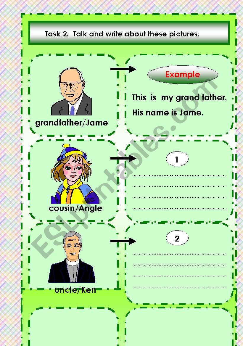 Family worksheet