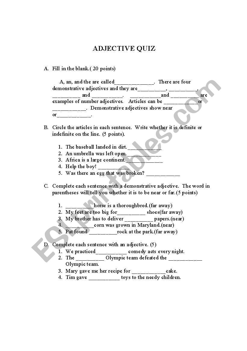english-worksheets-adjective-quiz