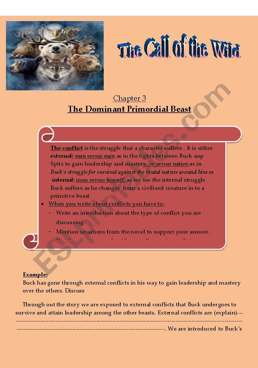 english-worksheets-call-of-the-wild-chapter-3