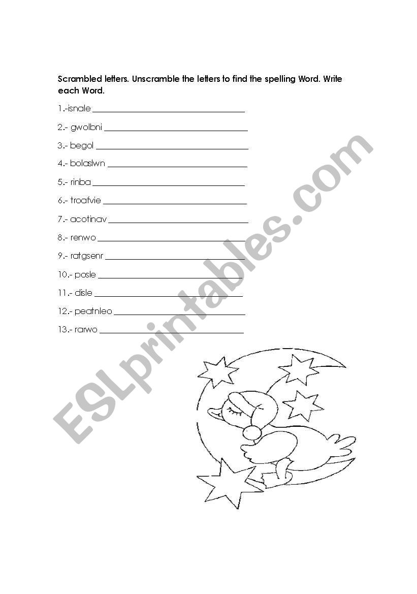 Long Vowels a, i, o worksheet