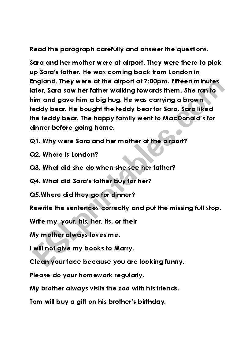comprehenshin worksheet worksheet