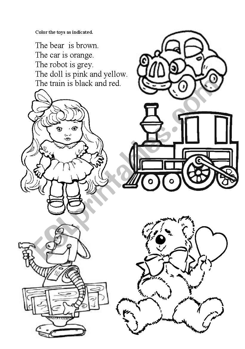 toys worksheet