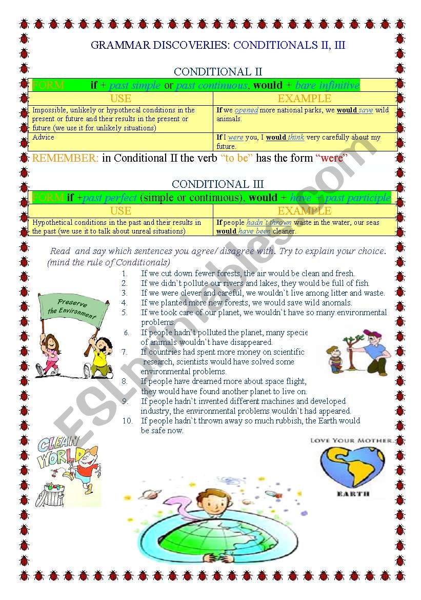 Grammar Discoveries worksheet