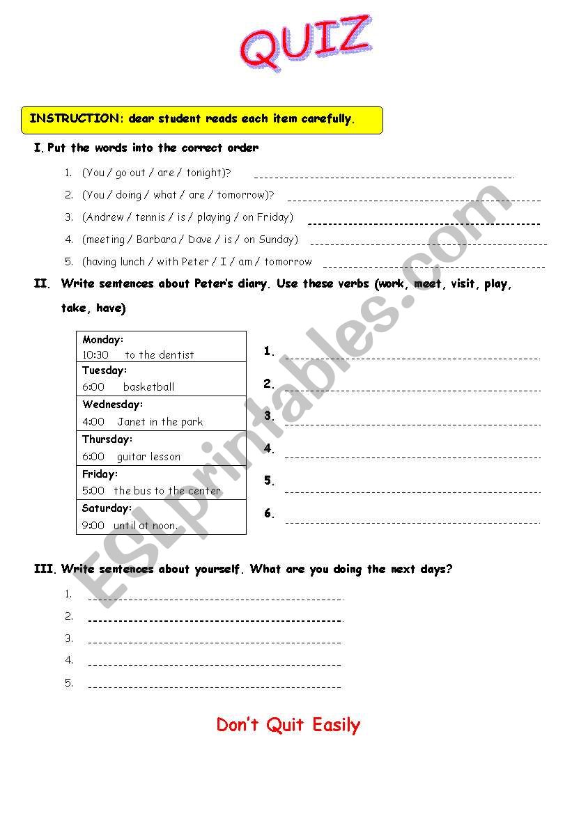 Future ING worksheet