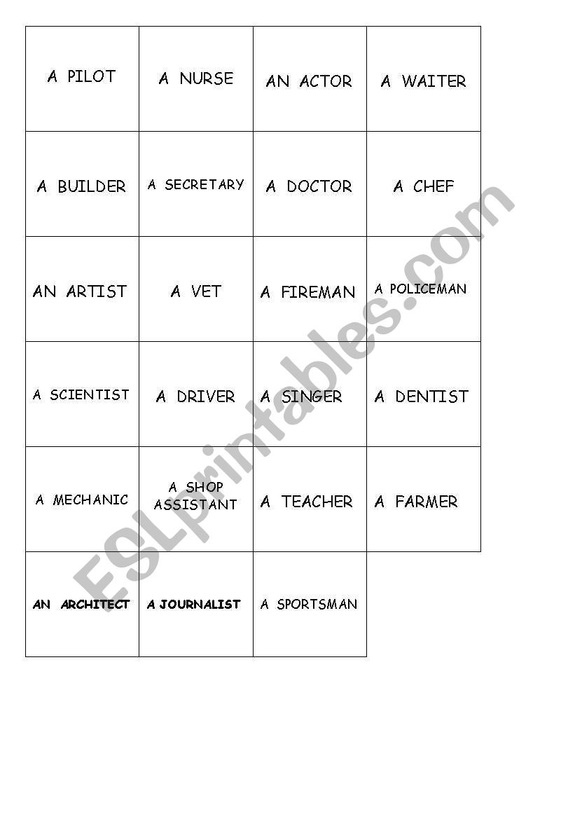 jobs memo (words) part 3 worksheet