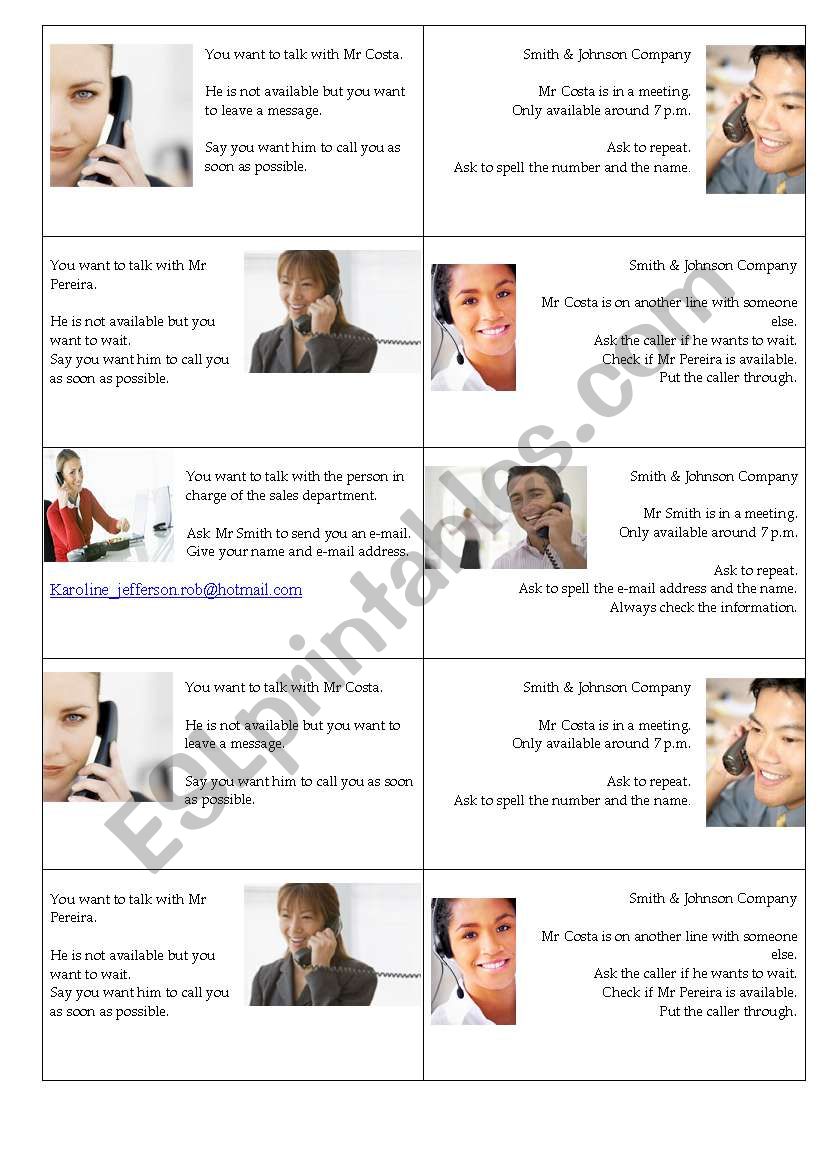 Business english worksheet