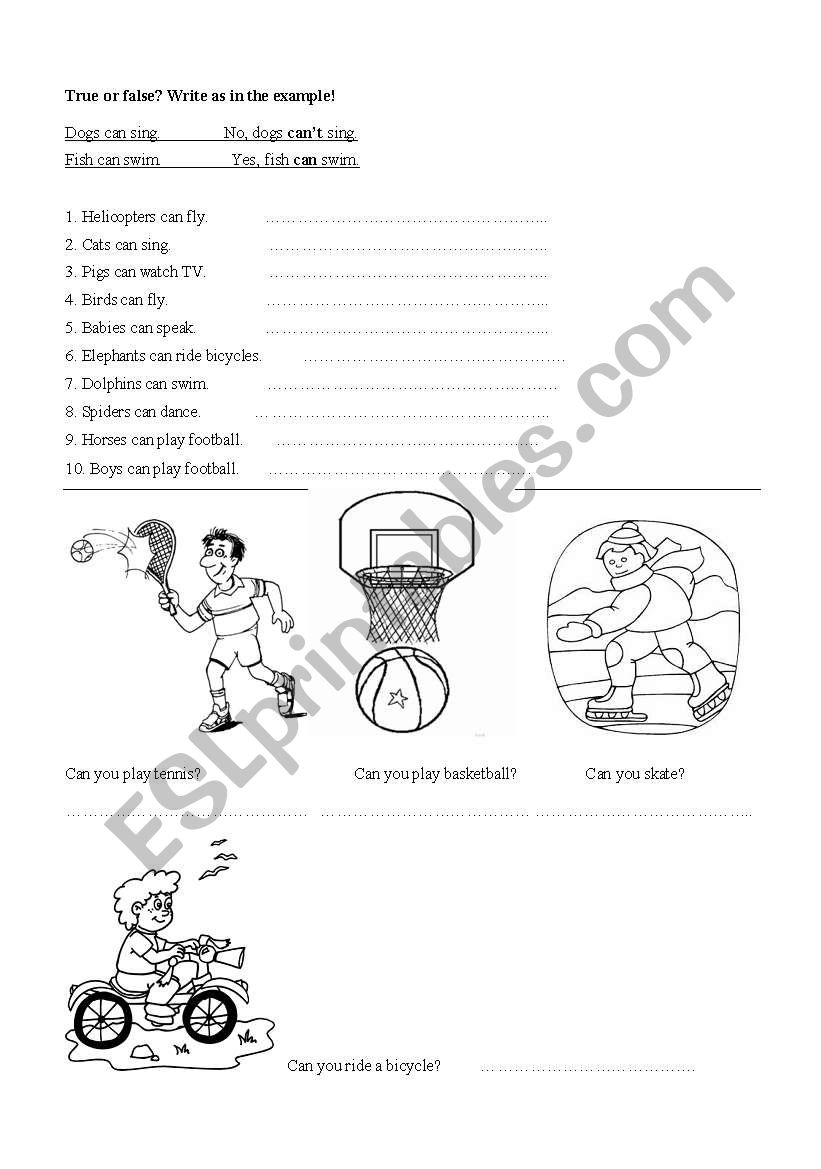 abbility worksheet