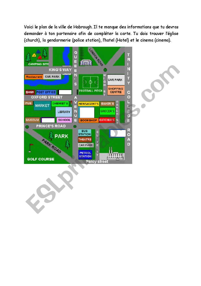 worksheet n°2- pair-work worksheet