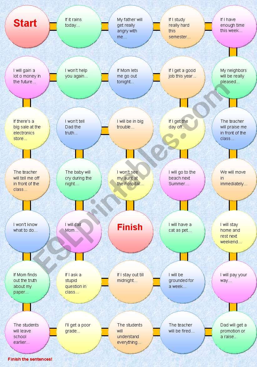 Conditional 1 Boardgame (editable)