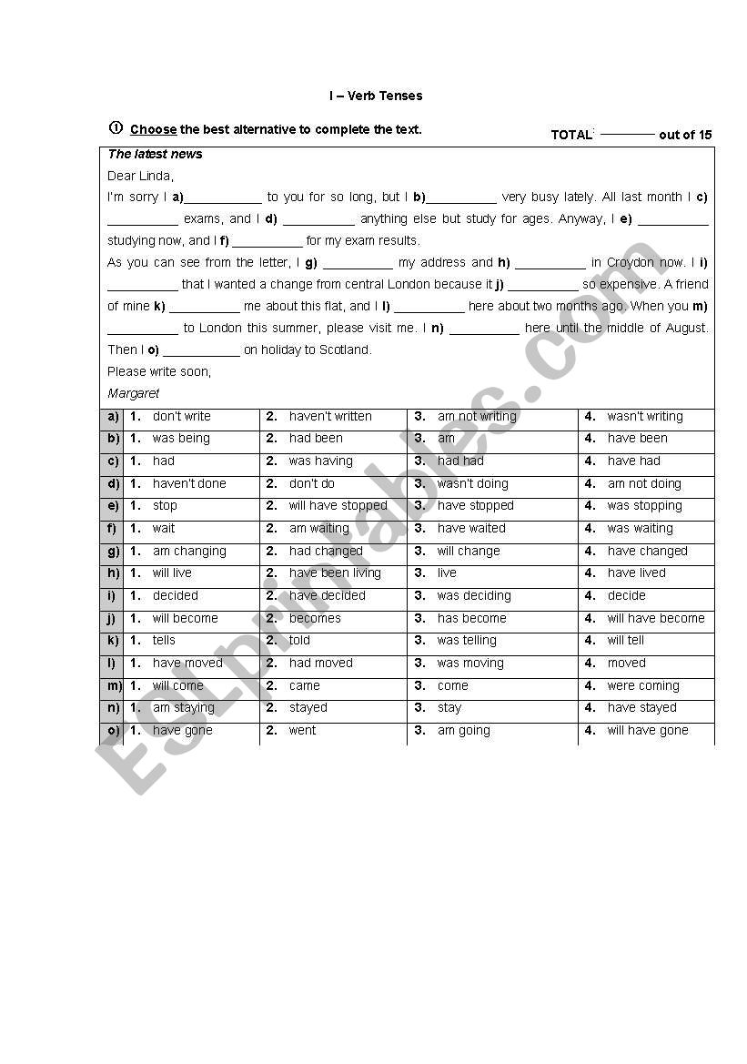 Revision/Consolidation Grammar exercises