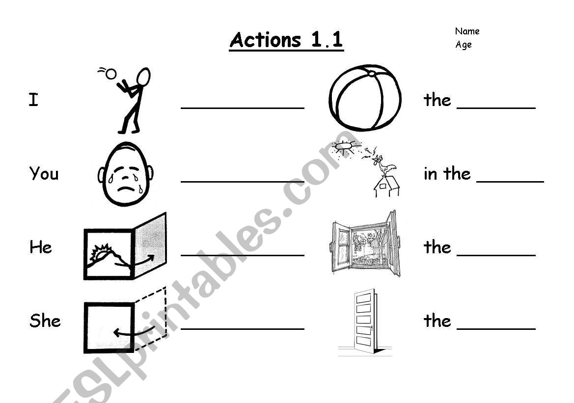 Present Simple and basic verbs - part 1