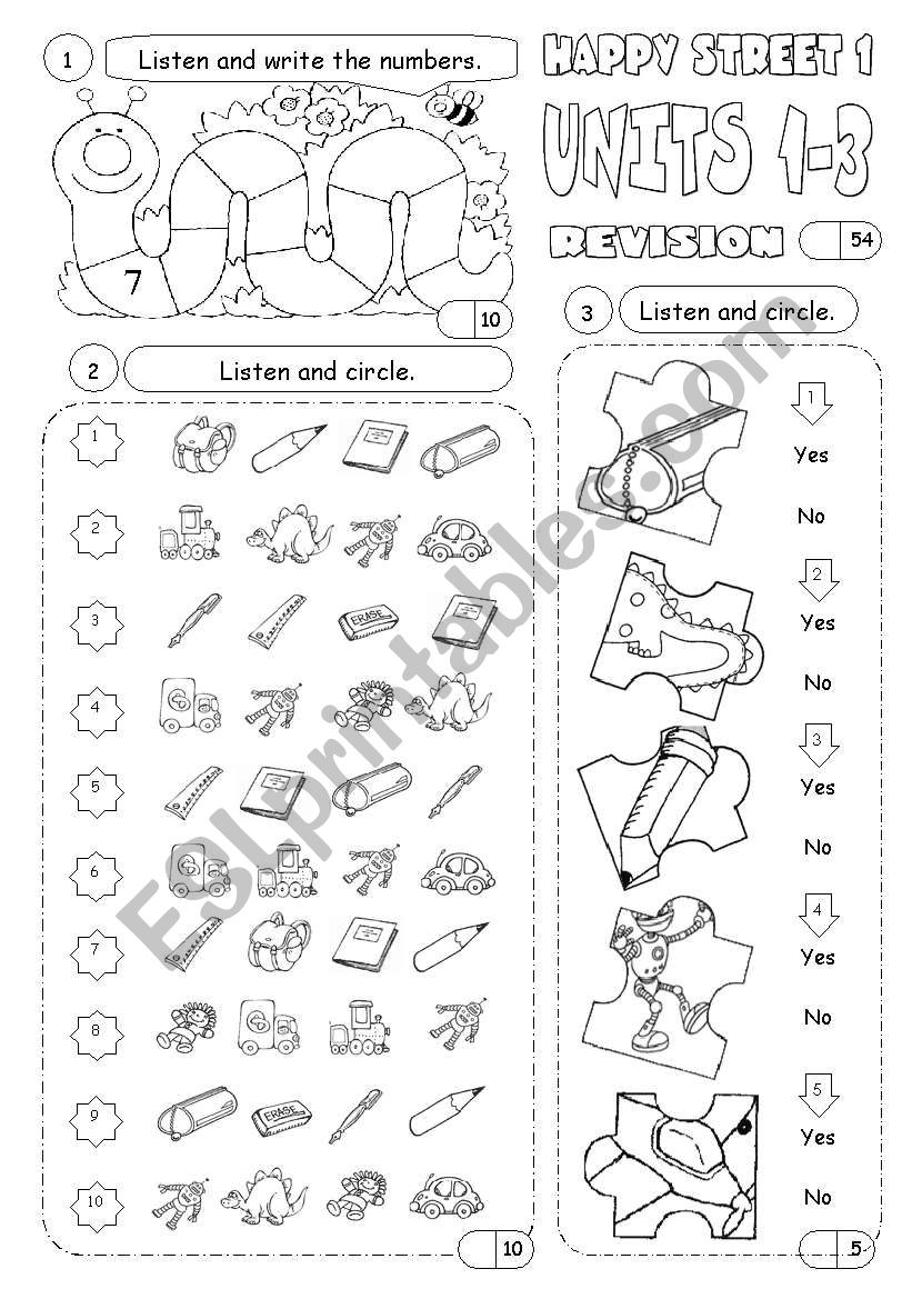 Revision exercises for young learners