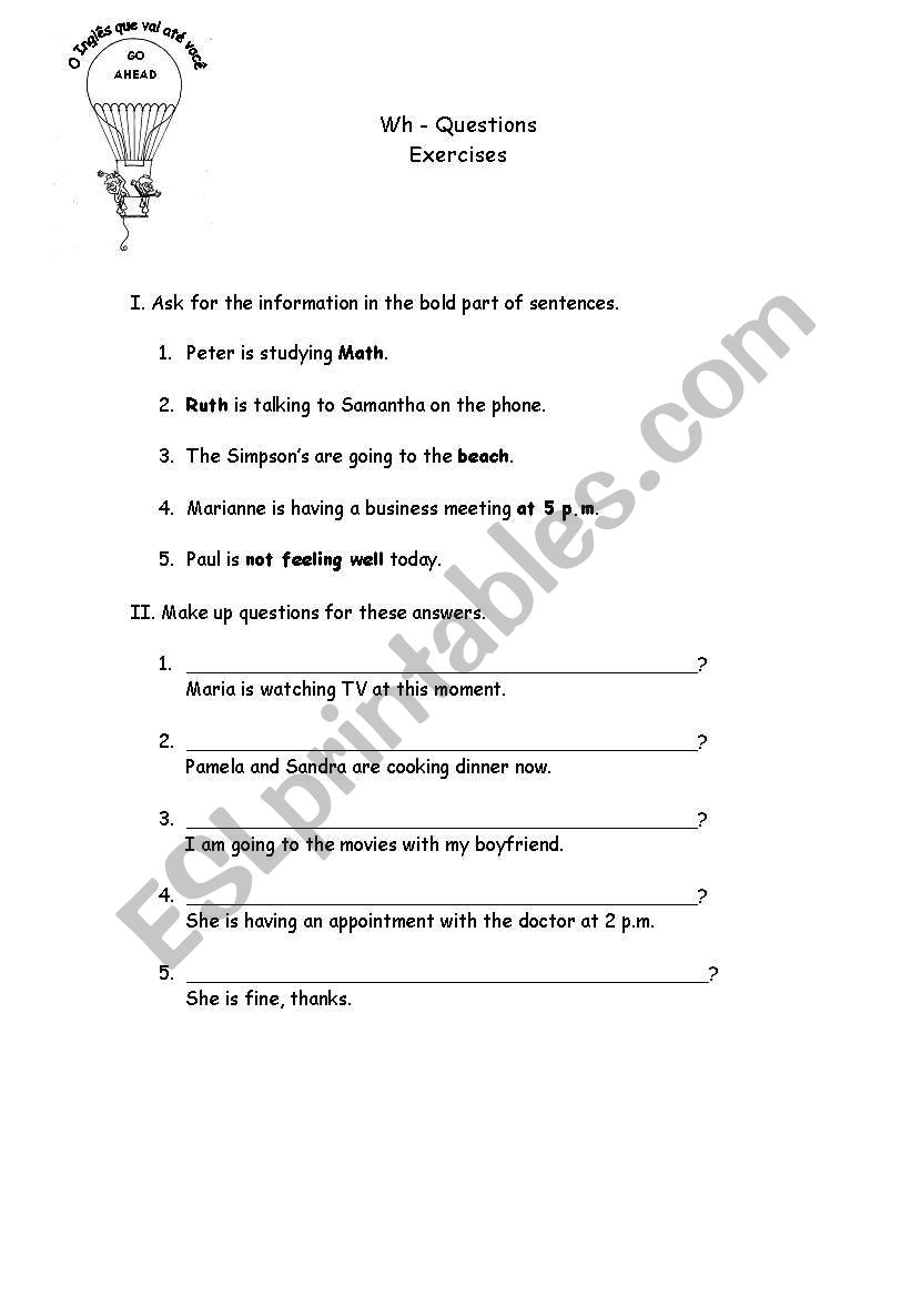 WH_Questions worksheet