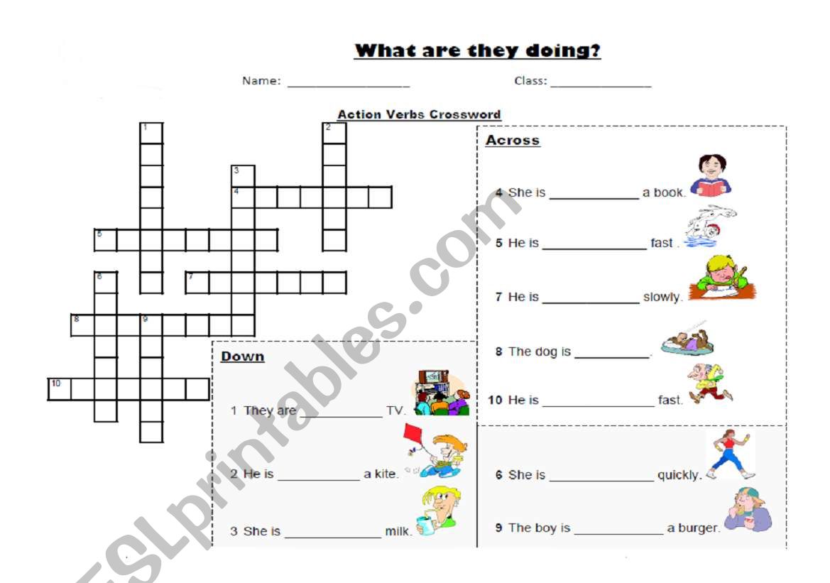 present continuous tense worksheet