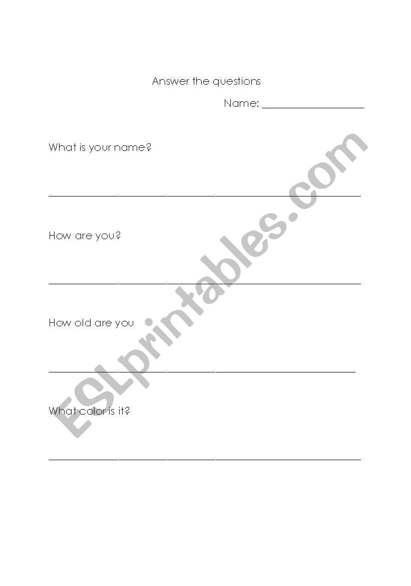 Quiz sheet  worksheet