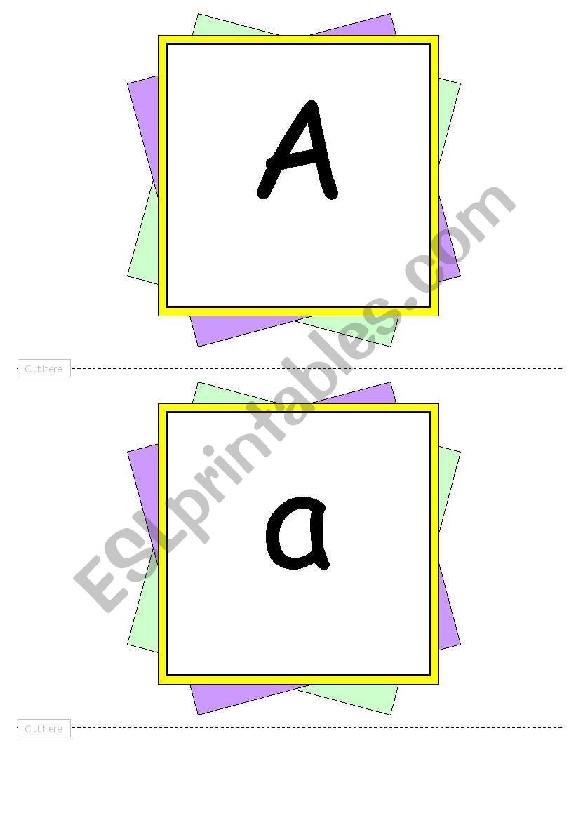 E Alphabets Fcs worksheet