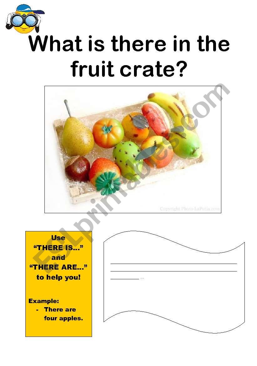 The fruit crate worksheet