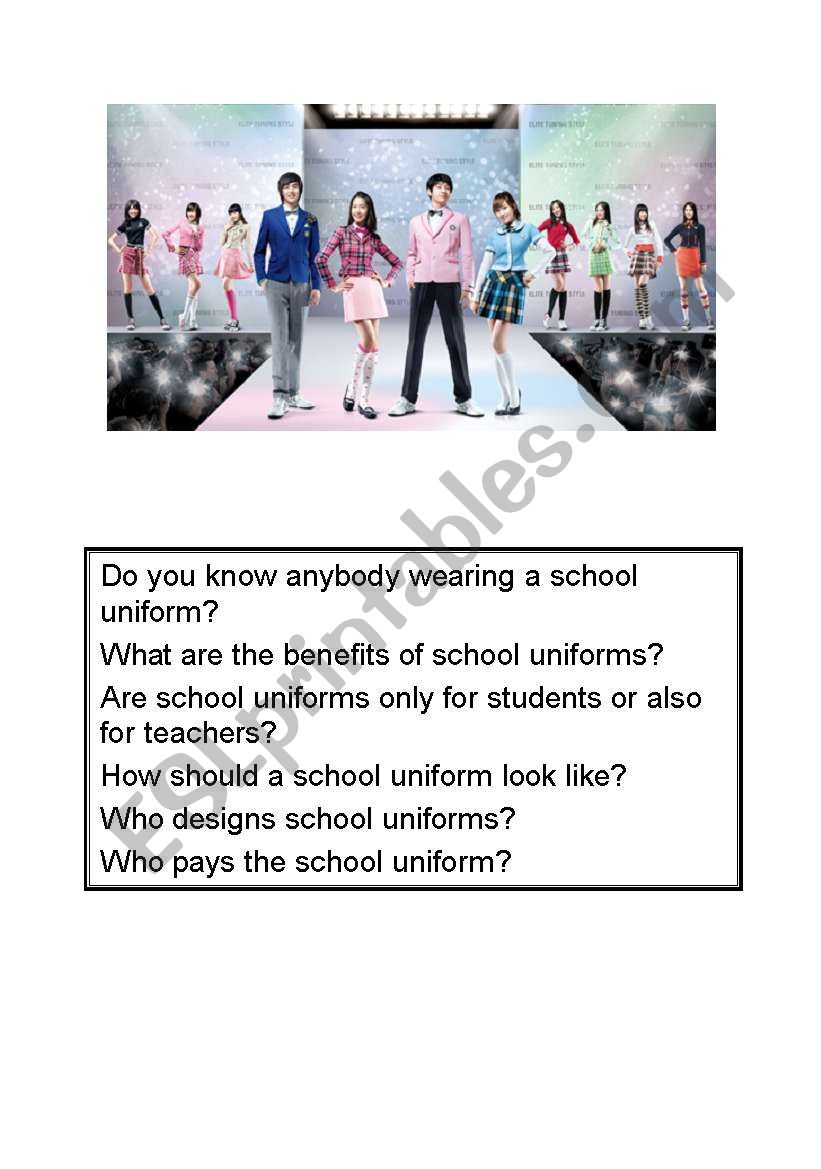 Reflection about School Uniforms