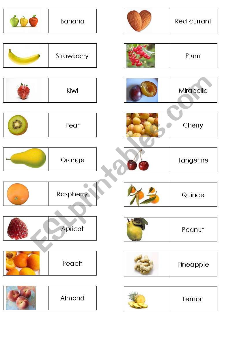 Fruits dominos by C.Duval and L.Woltz