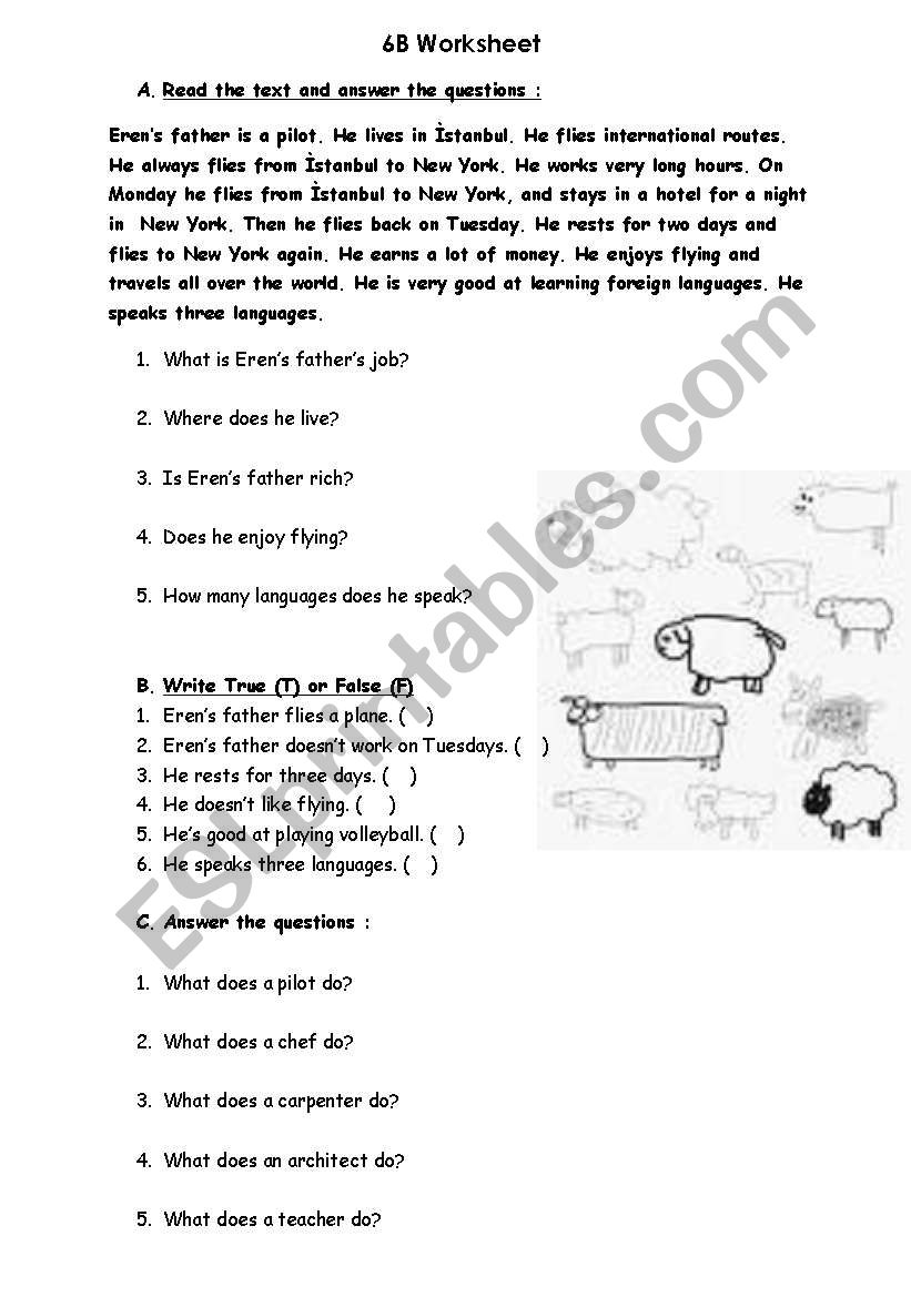 simple present tense worksheet