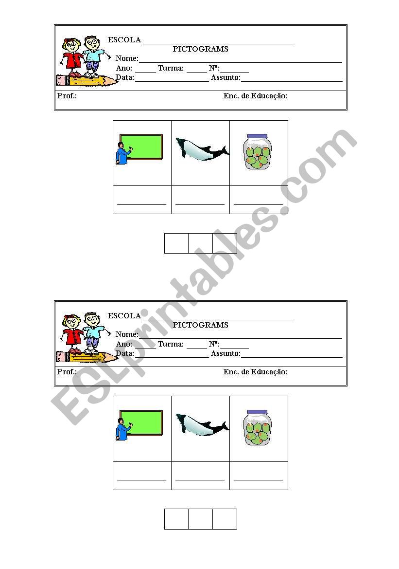 PICTOGRAM worksheet