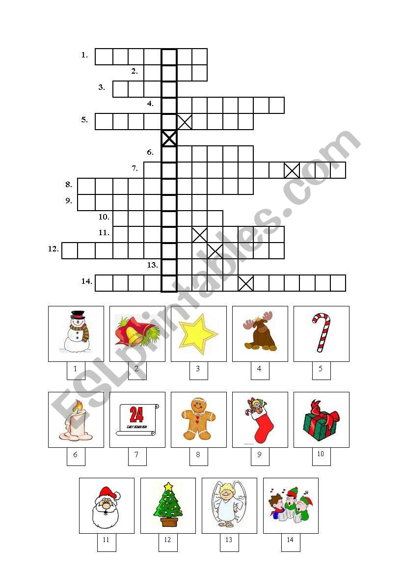 Merry Christmas worksheet