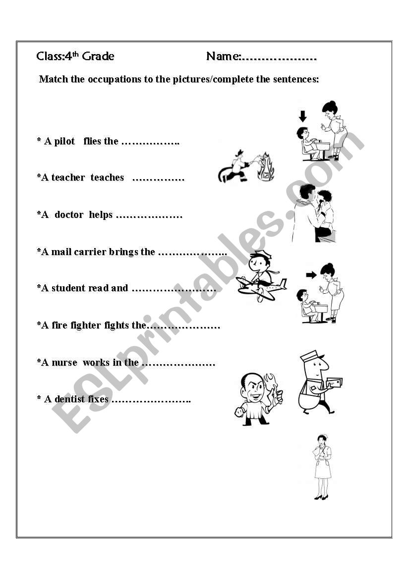 jobs worksheet