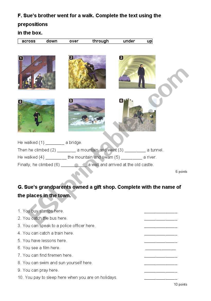 English test - 7th grade (Part II)