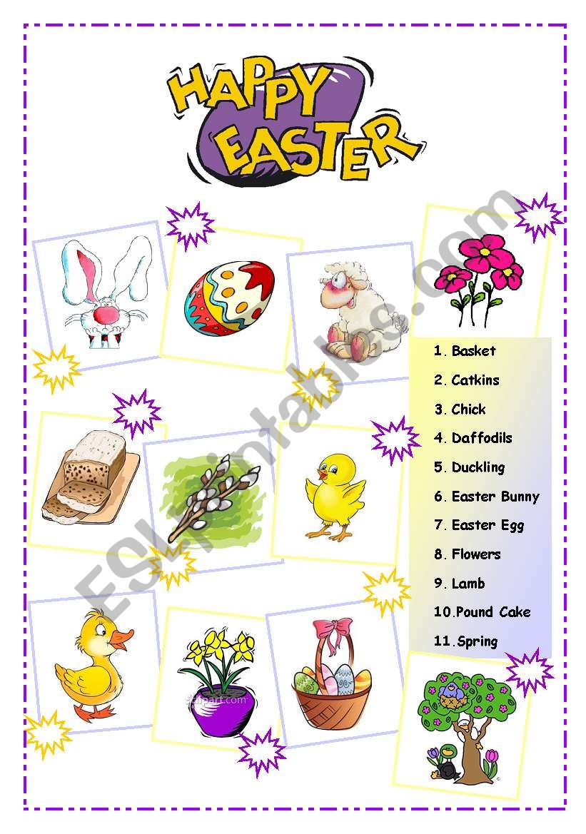 Easter worksheet