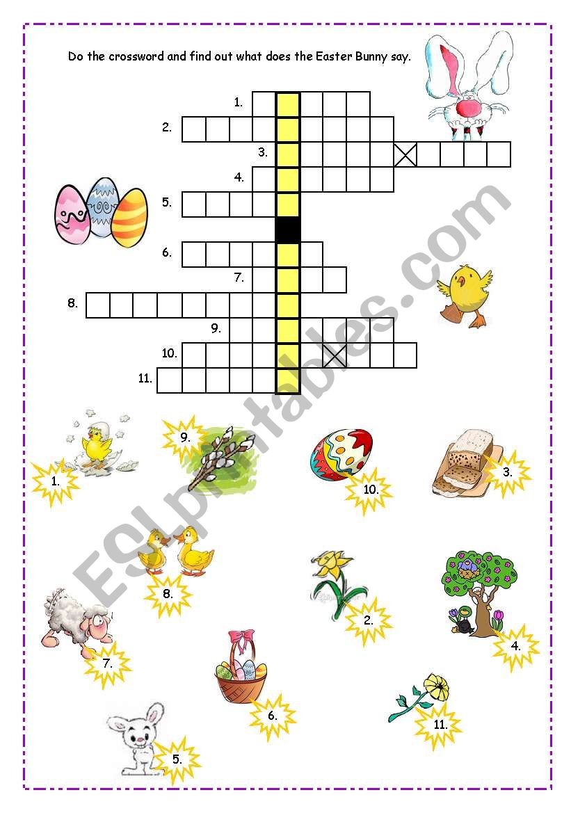 easter worksheet