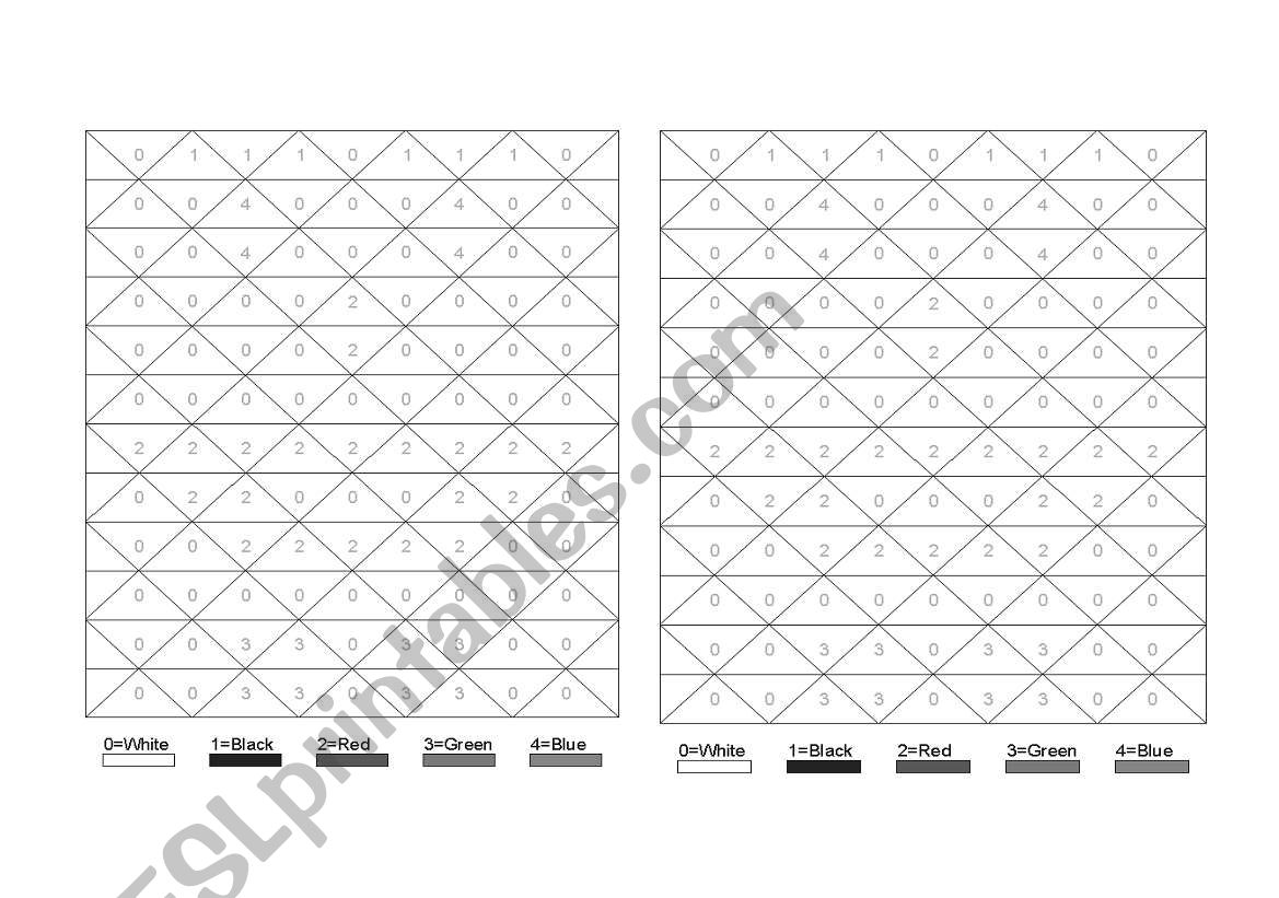 clown worksheet