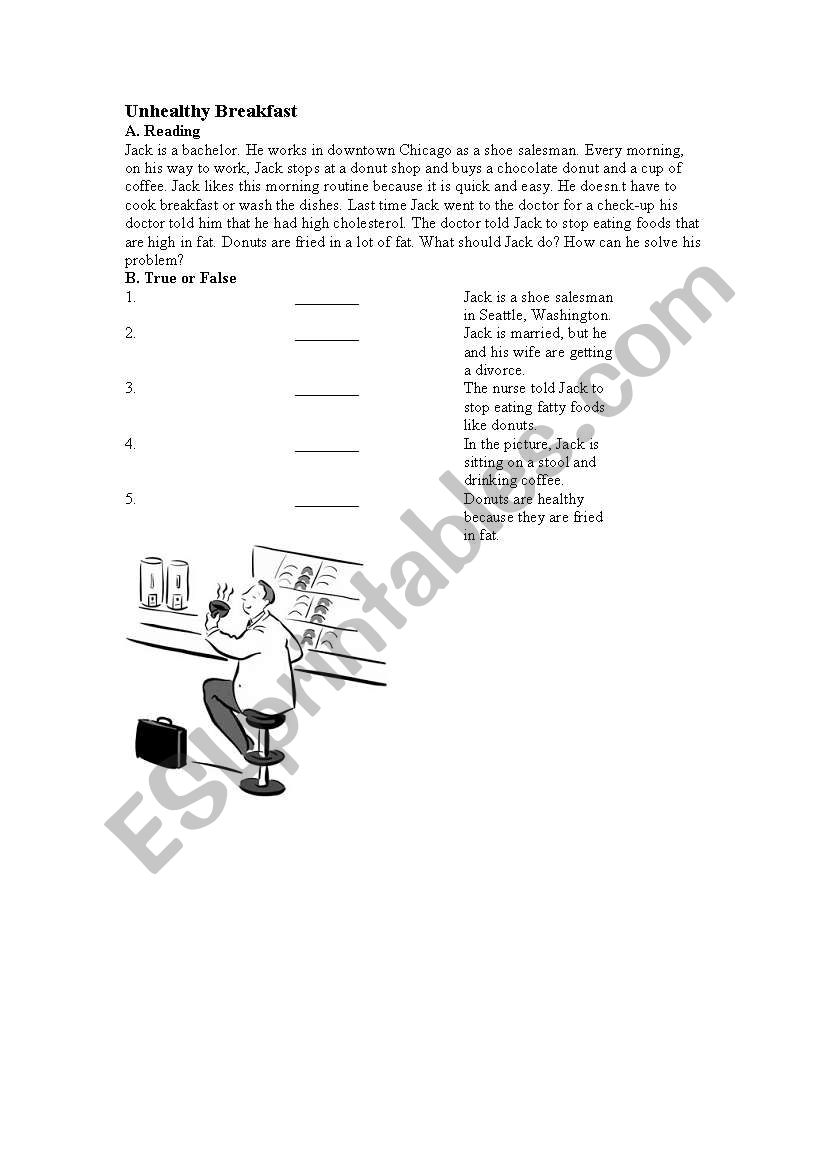 reding worksheet