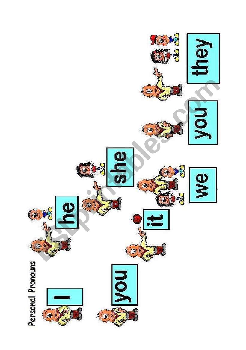 Personal Pronouns worksheet