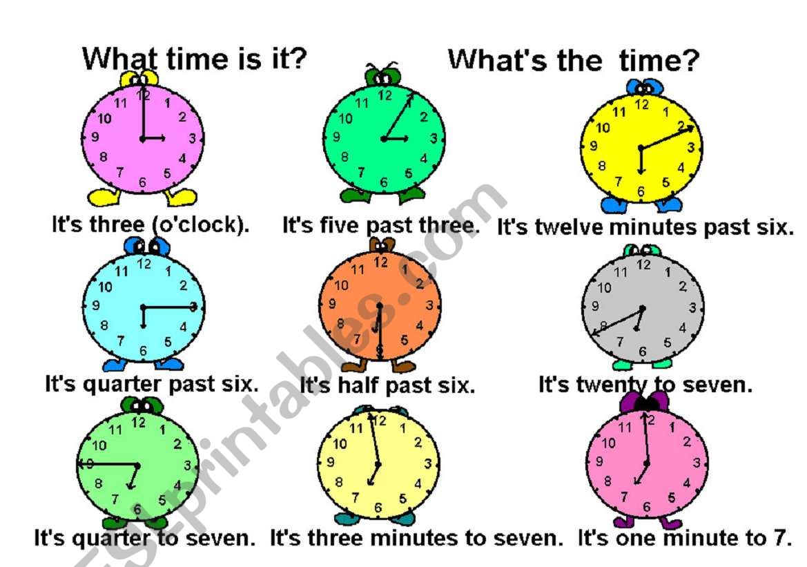 Time worksheet