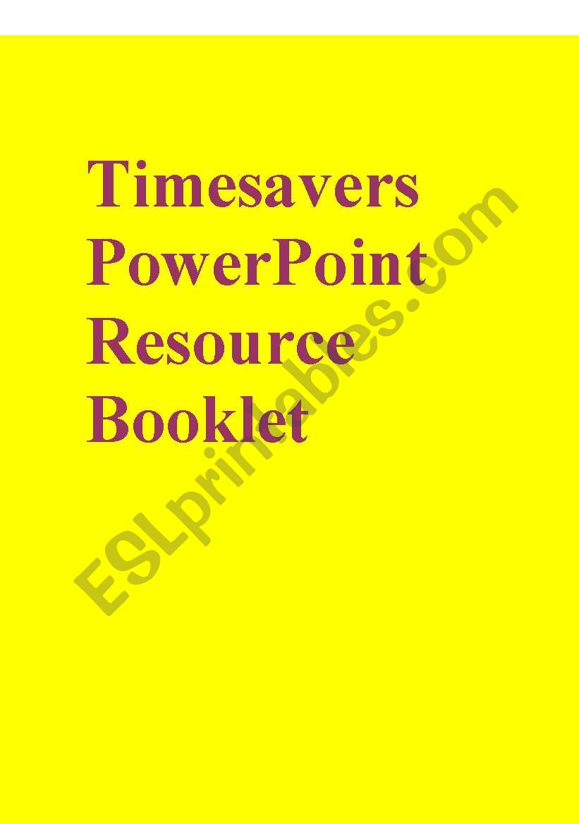 Timesavers PowerPoint Resource Booklet part 3
