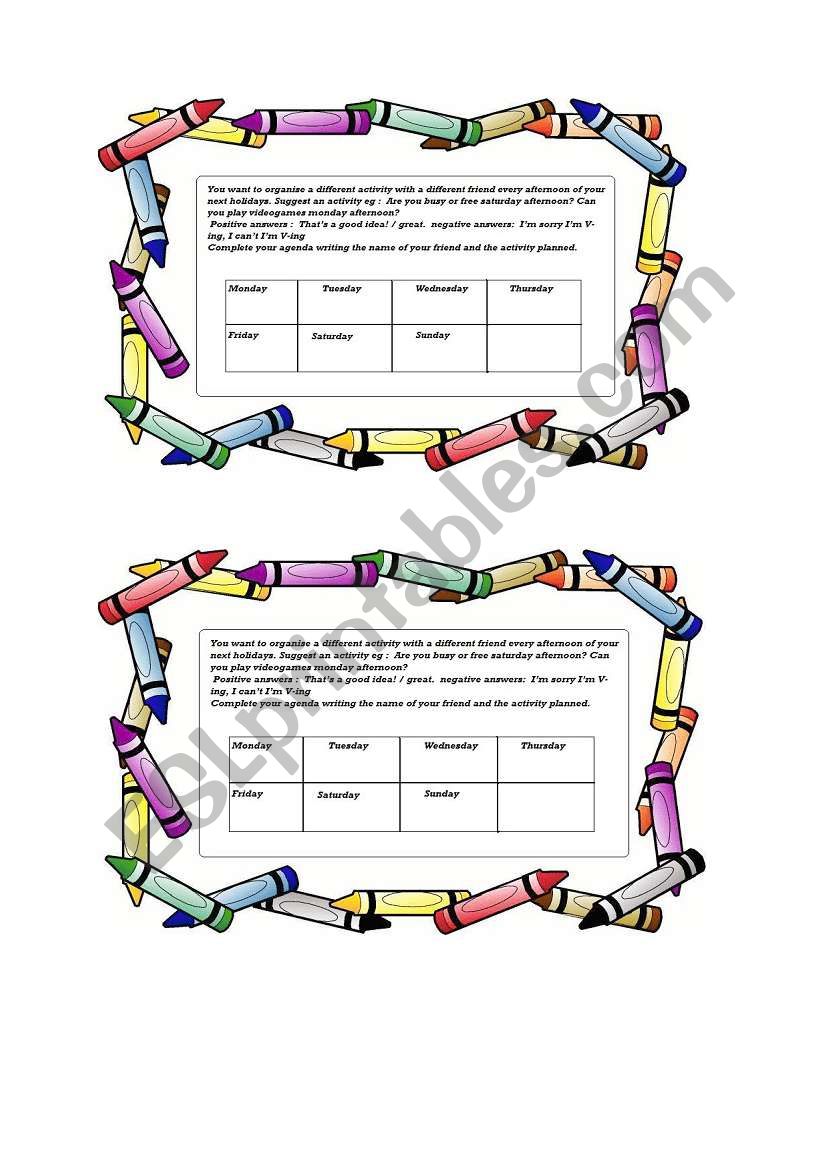 Social butterflies worksheet