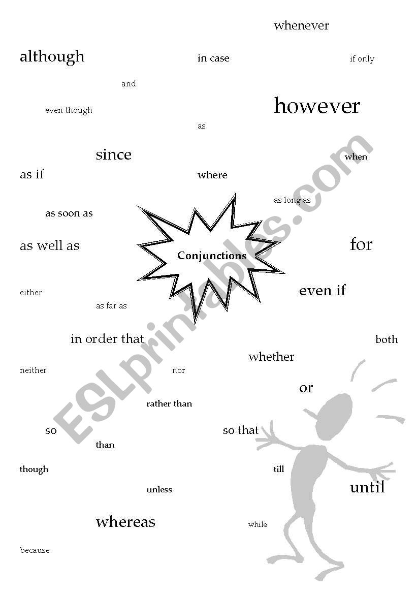 Conjunctions worksheet