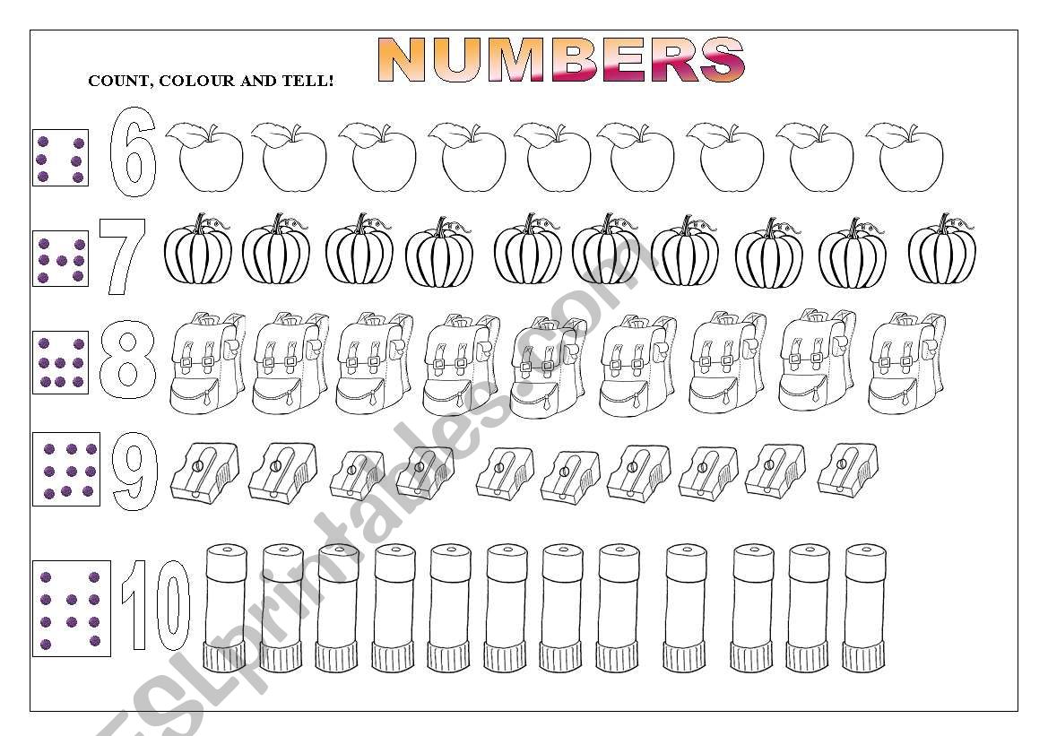 NUMBERS2 worksheet