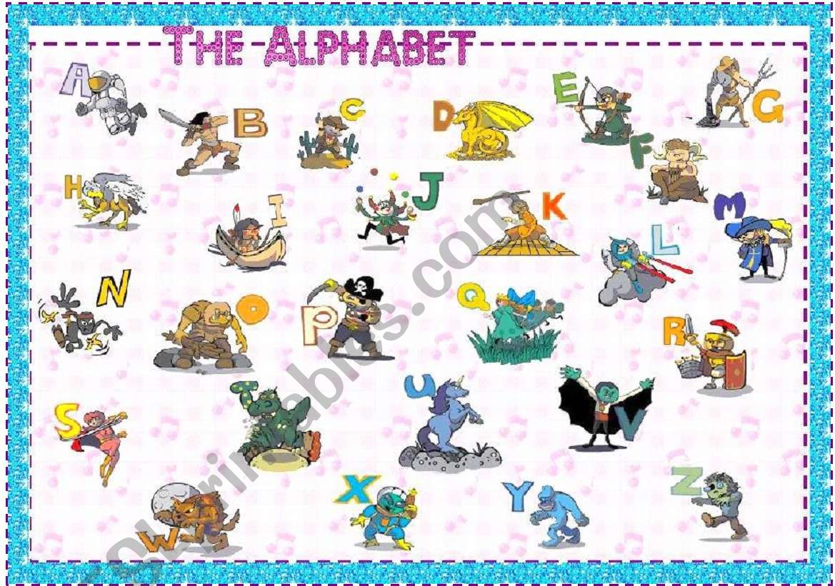 The Alphabet worksheet