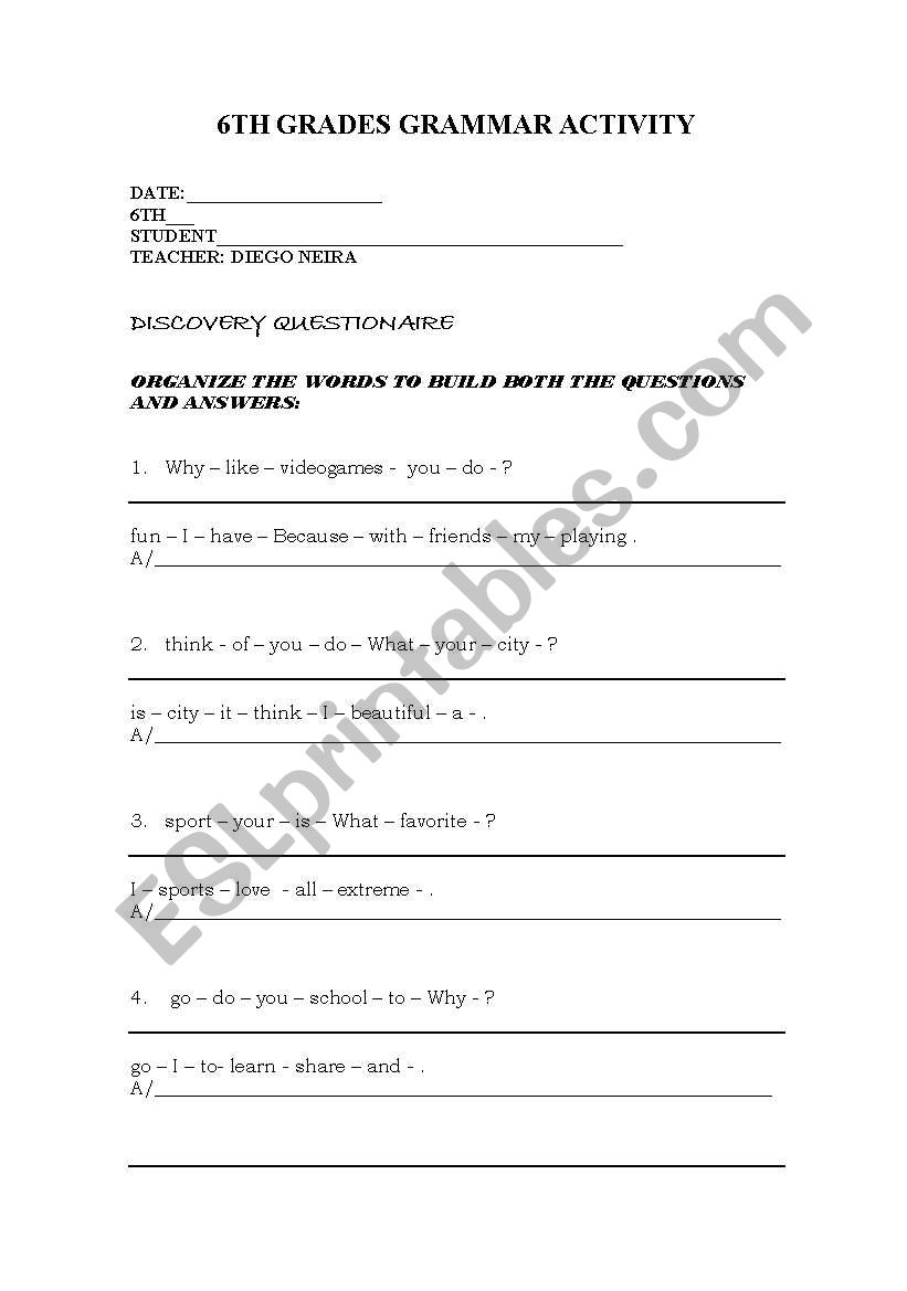 mathematics worksheet