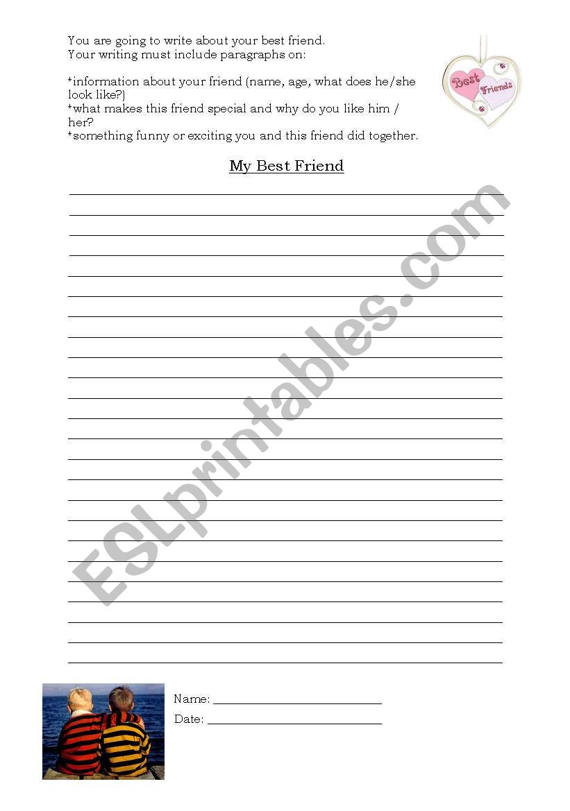 friends worksheet