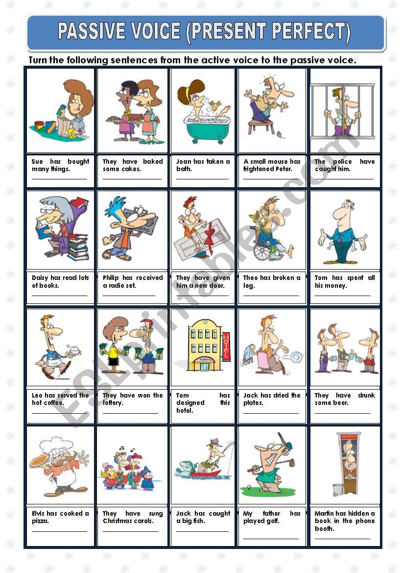 PASSIVE VOICE - PRESENT PERFECT
